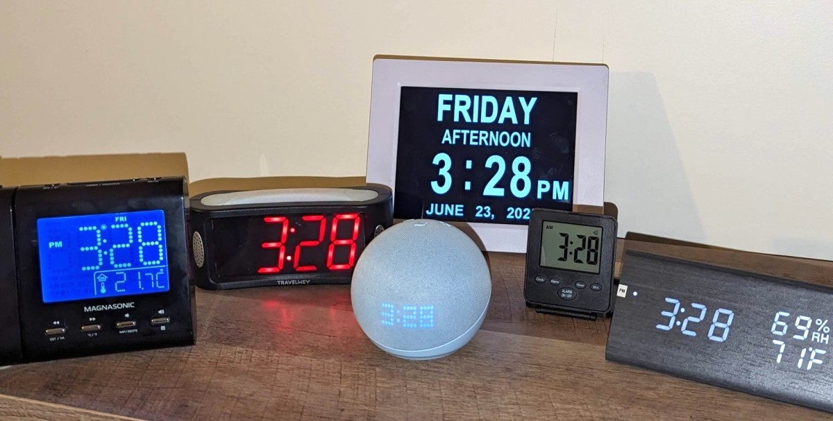 24-Hours Digital Kitchen Timer, 12-Hour Clock, Upgraded Large
