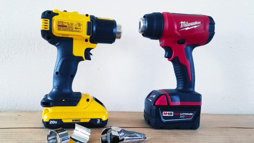 heat gun - the two cordless options we tested are very ergonomic, and balance...
