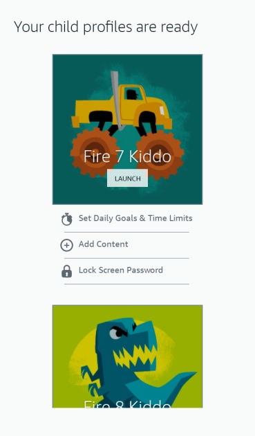 parents can manage kids' profiles, including setting daily goals and...