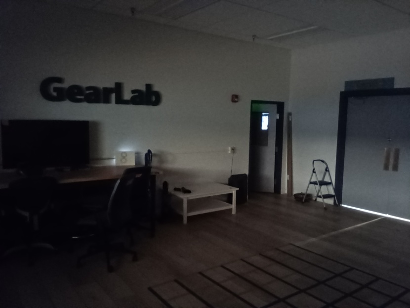 a decent amount is still seen even in this low light room.