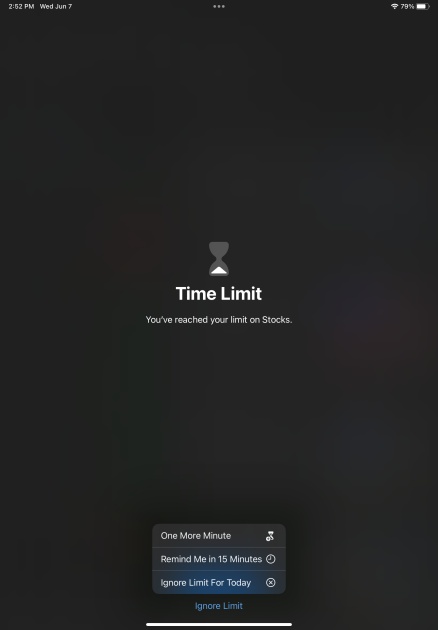 when the time limit is reached, the child has the option to request...