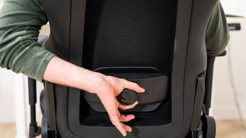 gaming chair - lumbar adjustability was a key part of evaluating comfort.