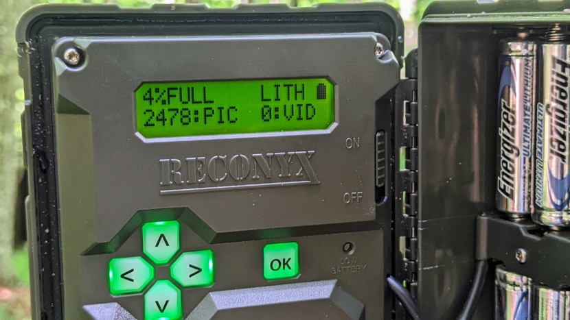 trail camera - the reconyx&#039;s bright screen is awesome, especially in low light, but...