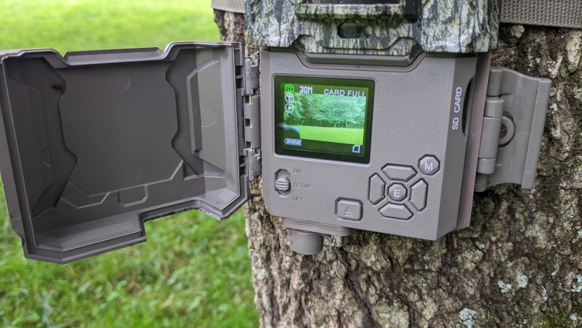 trail camera - the circular arrangement of the core ds&#039;s control buttons help you...