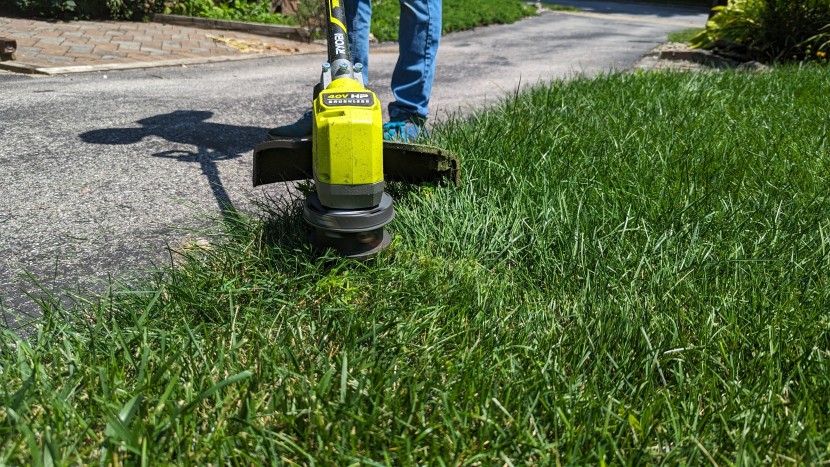 string trimmer - sometimes a string-trimmer is more useful than a lawn mower for...