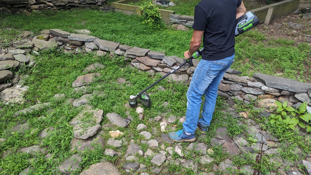 ego power+ powerload with line iq st1623t - this trimmer handles any job you can throw at it, from edging and...