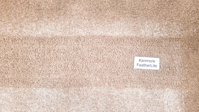 kenmore featherlite - noticeable residue after vacuuming with the kenmore featherlite.