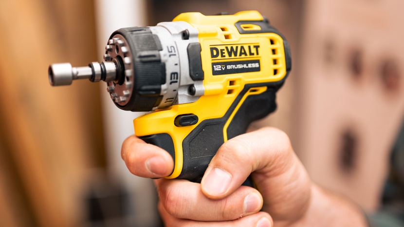 dewalt xtreme 12v 5-in-1 drill driver kit dcd703f1 - the typical and convenient 1/4 inch hex shank is very compact on...