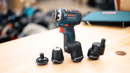 Product photo of Bosch 12V Flexiclick 5-in-1 Drill Driver System GSR12V-300FCB22