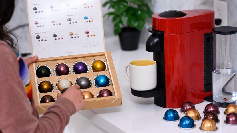nespresso makes pretty tasty coffee using recycled and recyclable...