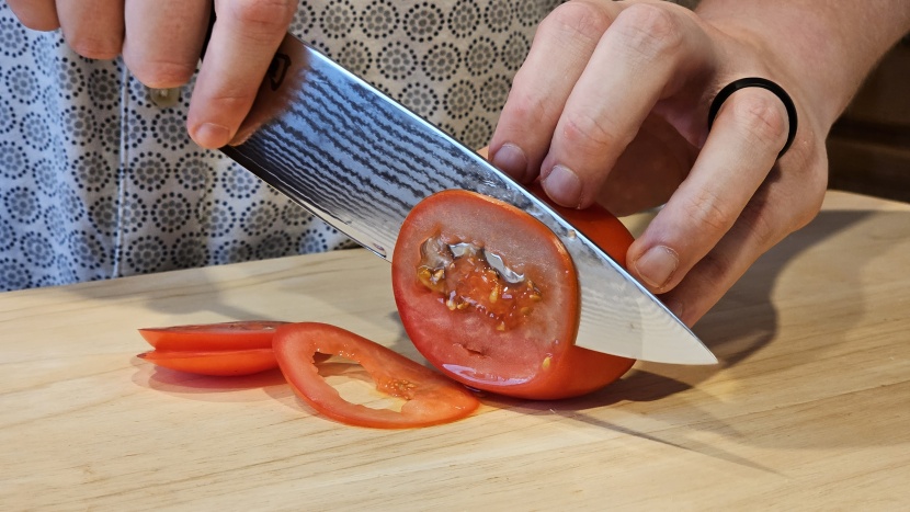 chef knife - the shun is a pleasure to use on any task in the kitchen.