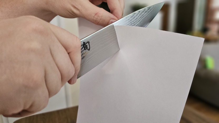 chef knife - a well-made knife should come sharpened right out of the box.