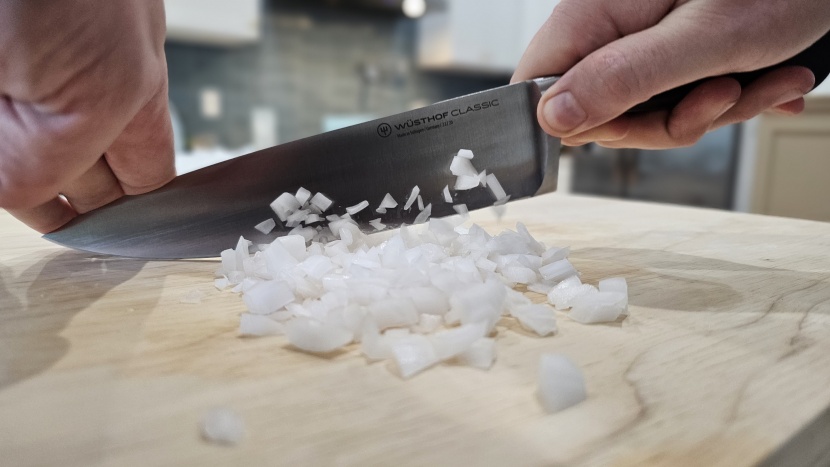 wusthof classic 8&quot; - whether chopping using the rocker motion or slicing with the...