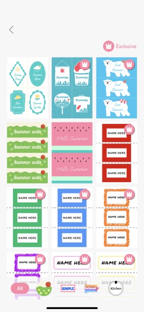 you can add stickers to each print with the ivy 2 app.