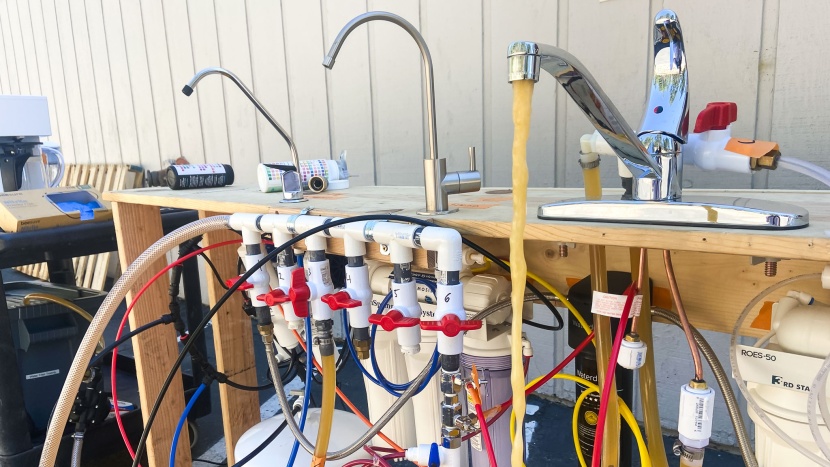 ispring rcc7 - the turbid and murky water is our control concoction to put each...