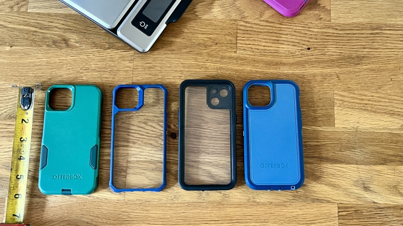 we measured every case to double-check the manufacturer's claims...