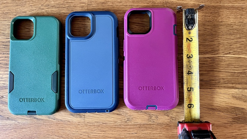 iphone 14 case - from left to right, the otterbox commuter is a slim, protective case...
