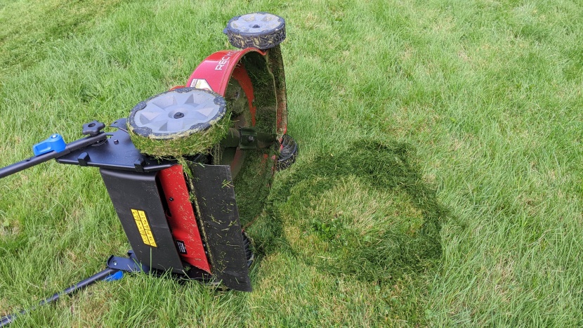 toro smartstow recycler 20340 - exceptionally long or damp grass can clog this mower, but that's...