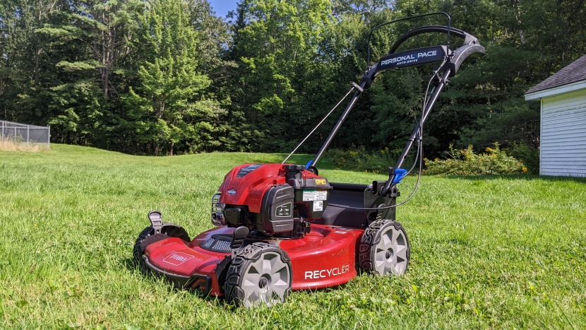 toro smartstow recycler 20340 - the weighty steel deck keeps the blade in closer contact with the...