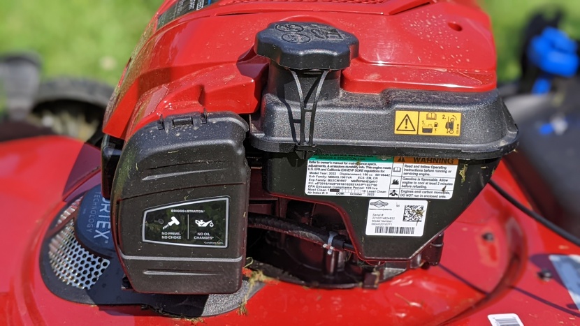 toro smartstow recycler 20340 - you'll need to keep a gas can on hand to keep this mower running.
