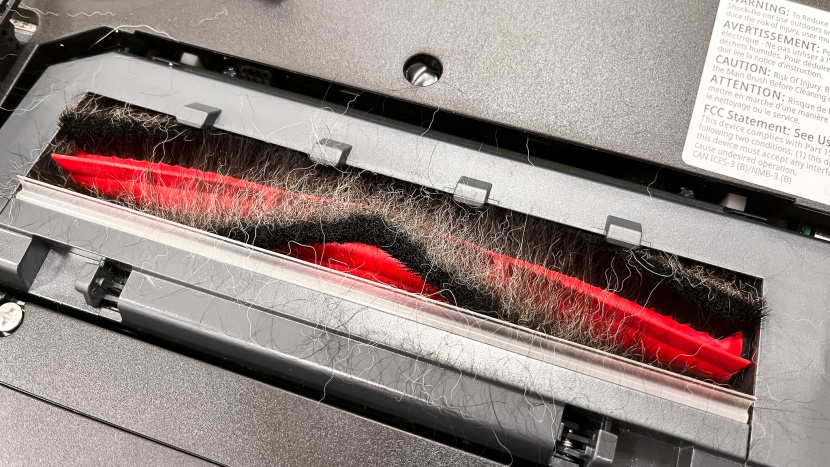 roborock q5 - the roller is prone to getting clogged with hair.