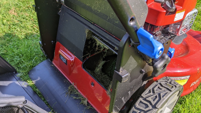 once you open the trap door, the grass will shoot back to be...