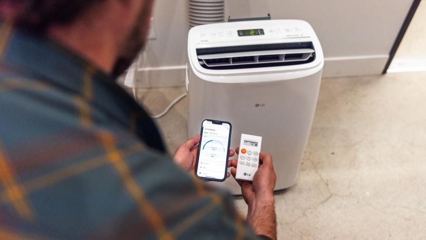 portable air conditioner - the lg lp1022fvsm came with a remote control, but we prefer its...