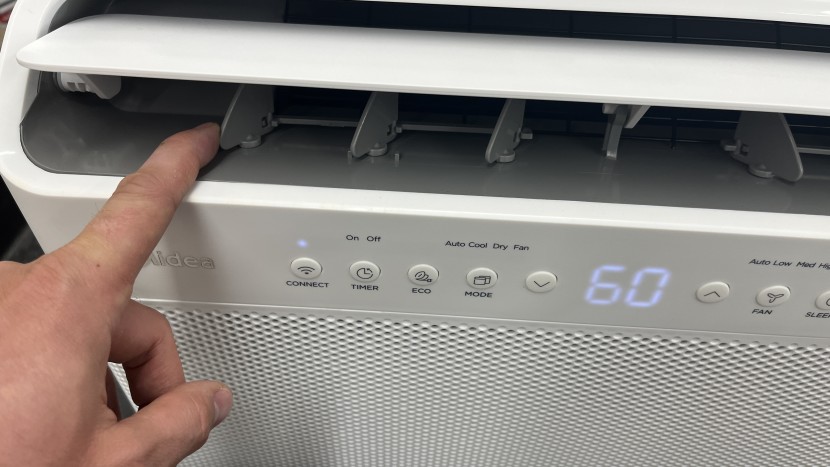 window air conditioner - air direction adjustments are an important convenience feature.