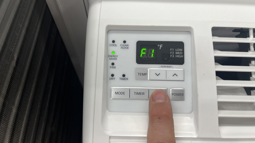 window air conditioner - a clear display contributes to how easy is is to use this model.