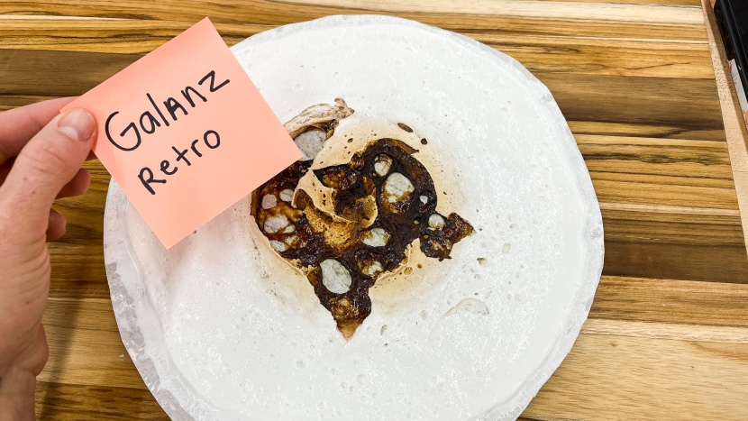 galanz retro glcmkz07rdr07 - the heat map test of the galanz retro shows a scorched center yet...