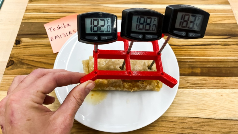 toshiba em131a5c - our hot pocket test revealed even heating, but the crust was softer...