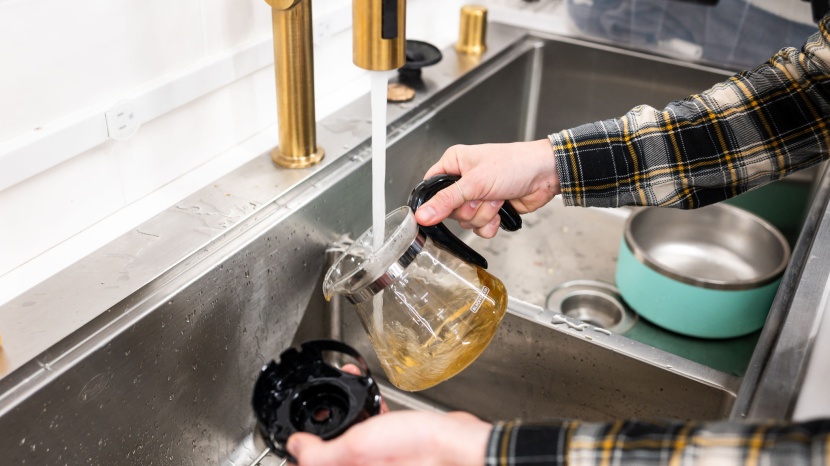 black+decker 5-cup - we think the carafe is cute, it's also conveniently dishwasher safe...