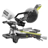 ryobi 18v one+ 7-1/4-inch single bevel sliding compound pbt01b