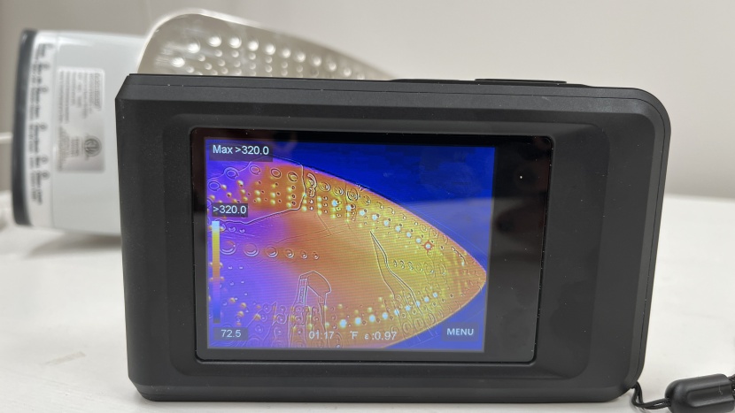 black+decker professional ir1350s-t - we used heat mapping technology to see how quickly and evenly each...