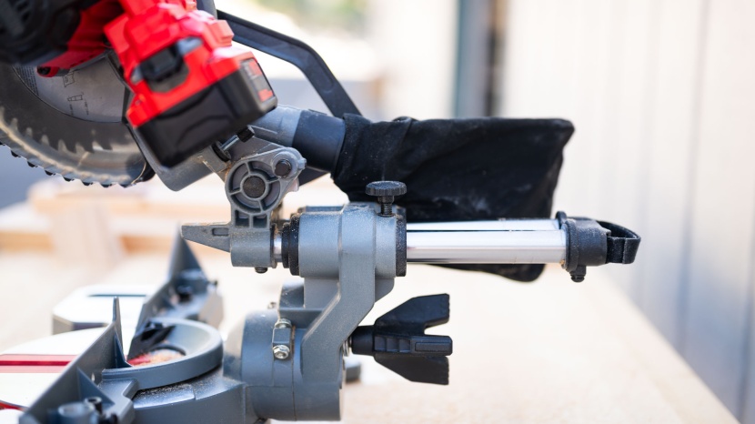 miter saw - the size of a sliding rail will help determine a particular model&#039;s...
