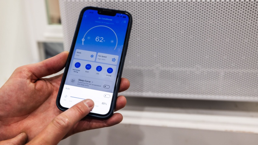 window air conditioner - while most apps let you change temperatures, modes, and set...