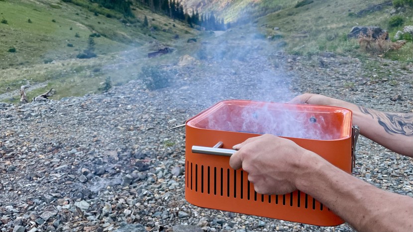 charcoal grill - the everdure cube is not only easily packable and supremely...