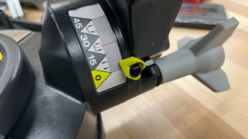 ryobi 18v one+ 7-1/4-inch single bevel sliding compound pbt01b - although the saw required calibration upon unboxing, it demonstrated...
