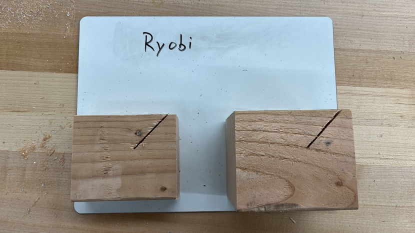 ryobi 18v one+ 7-1/4-inch single bevel sliding compound pbt01b - the ryobi struggled to make vertically oriented cuts through the...