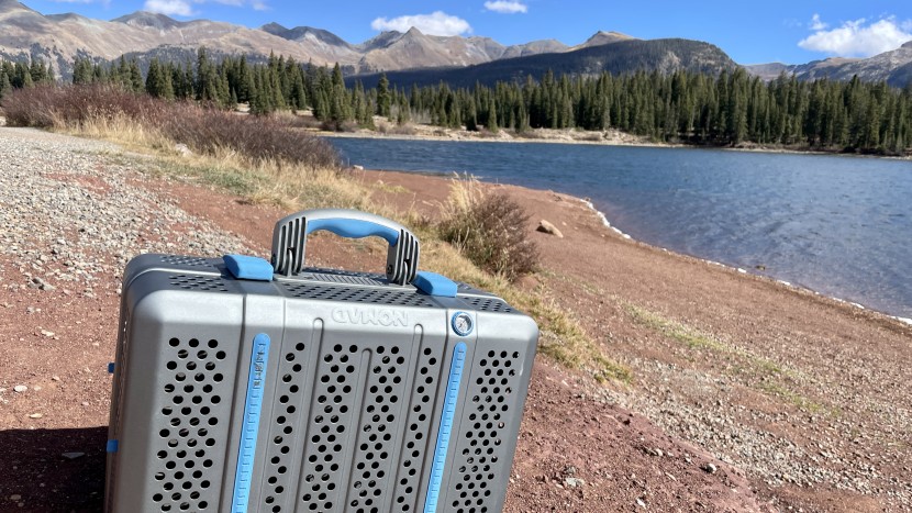 charcoal grill - looking like a grill fit for a secret agent, the nomad is ready to...