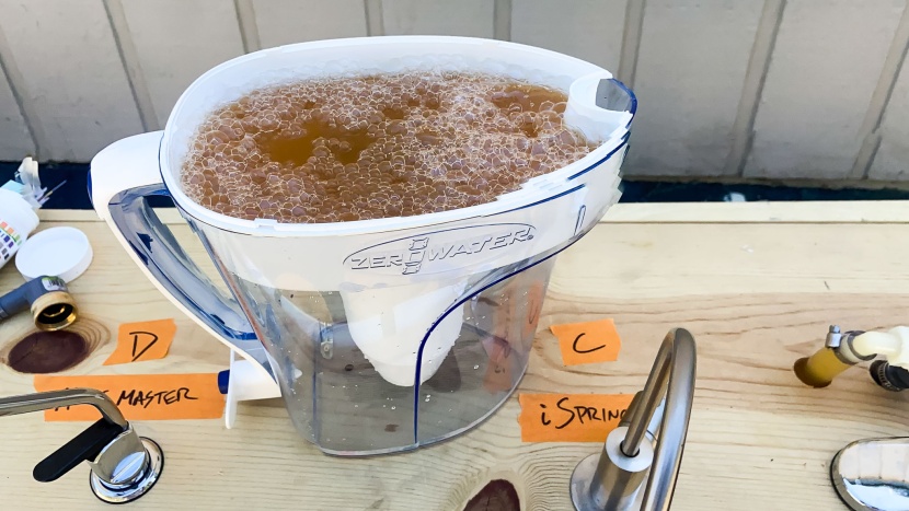 water filter - this &quot;before filtration&quot; sample contains around 3400 mg/l of lead...