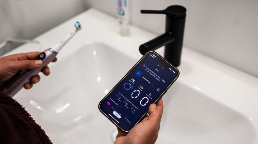 oral-b io series 9 - the io series 9 can be paired with a mobile app to give in-depth...