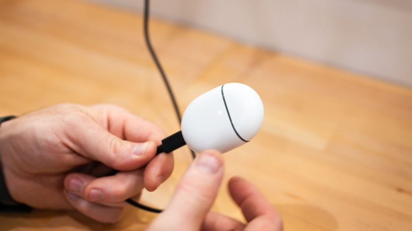 google pixel buds a-series - a 15-minute quick charge gets you three more hours of playback.