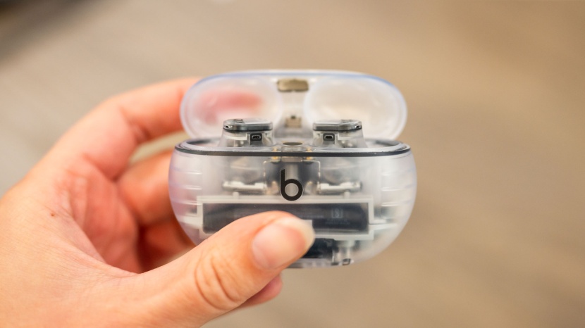 beats studio buds + - the beats studio buds+ case is also transparent, allowing users to...