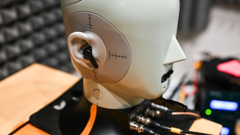 amazon echo buds 2023 - we use our brüel and kjær head audio testing device and soundcheck...