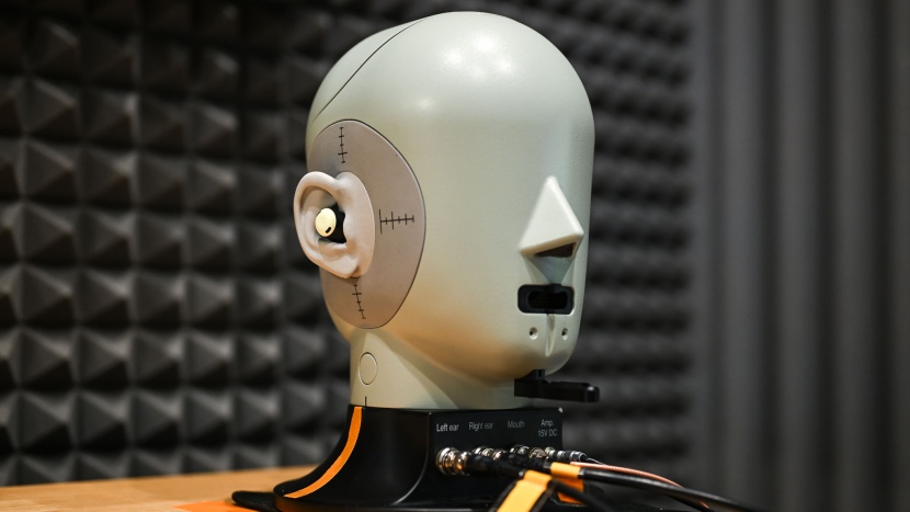 google pixel buds pro - darwin, our bruel and kjaer 5128-b head simulator, records the...