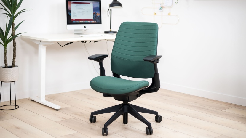 office chair - this second version now has more forgiving bolsters that still feel...