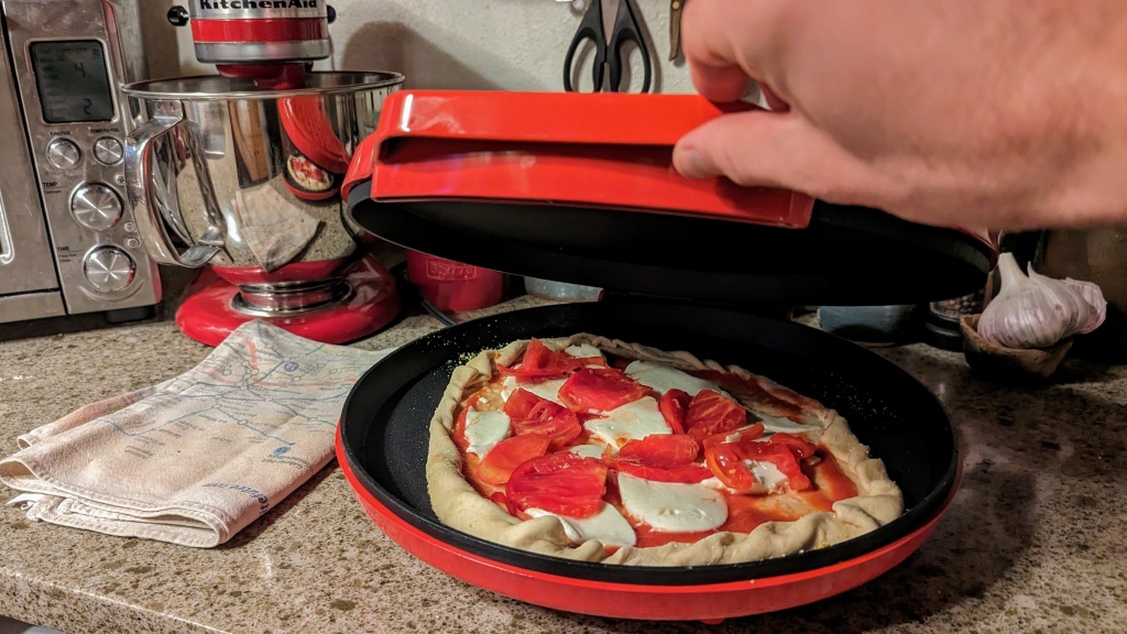 betty crocker countertop - even though it can accept up to 12&quot; pies, it was difficult to get...