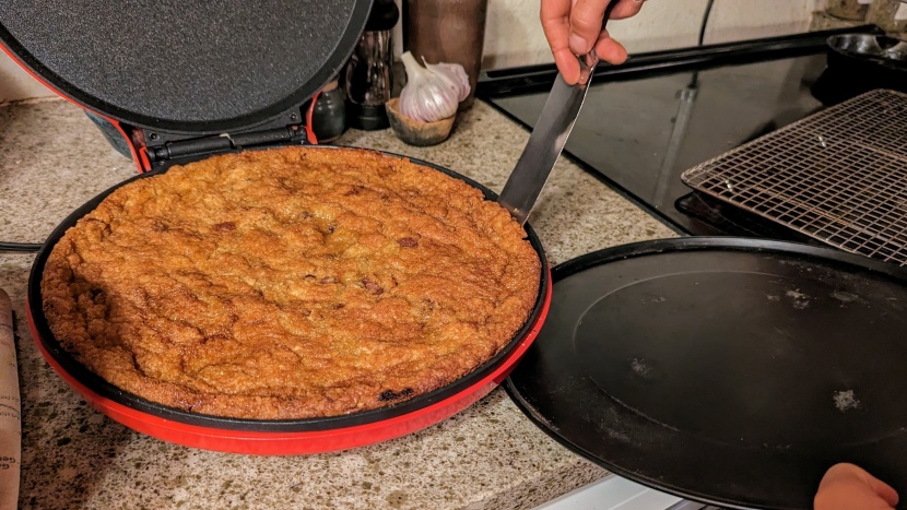 ultimately, some quick work with a thin spatula and a very gentle...