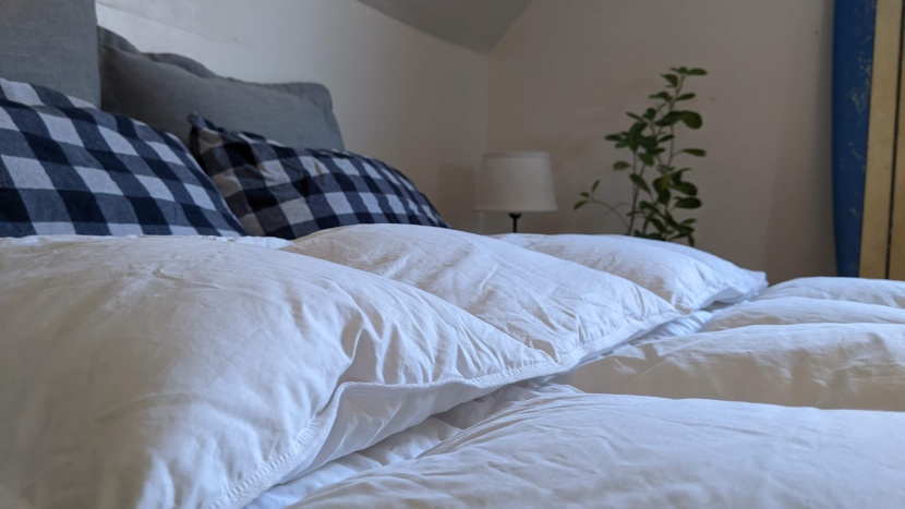comforter - the feathered friends comforter breathes better than most of the...